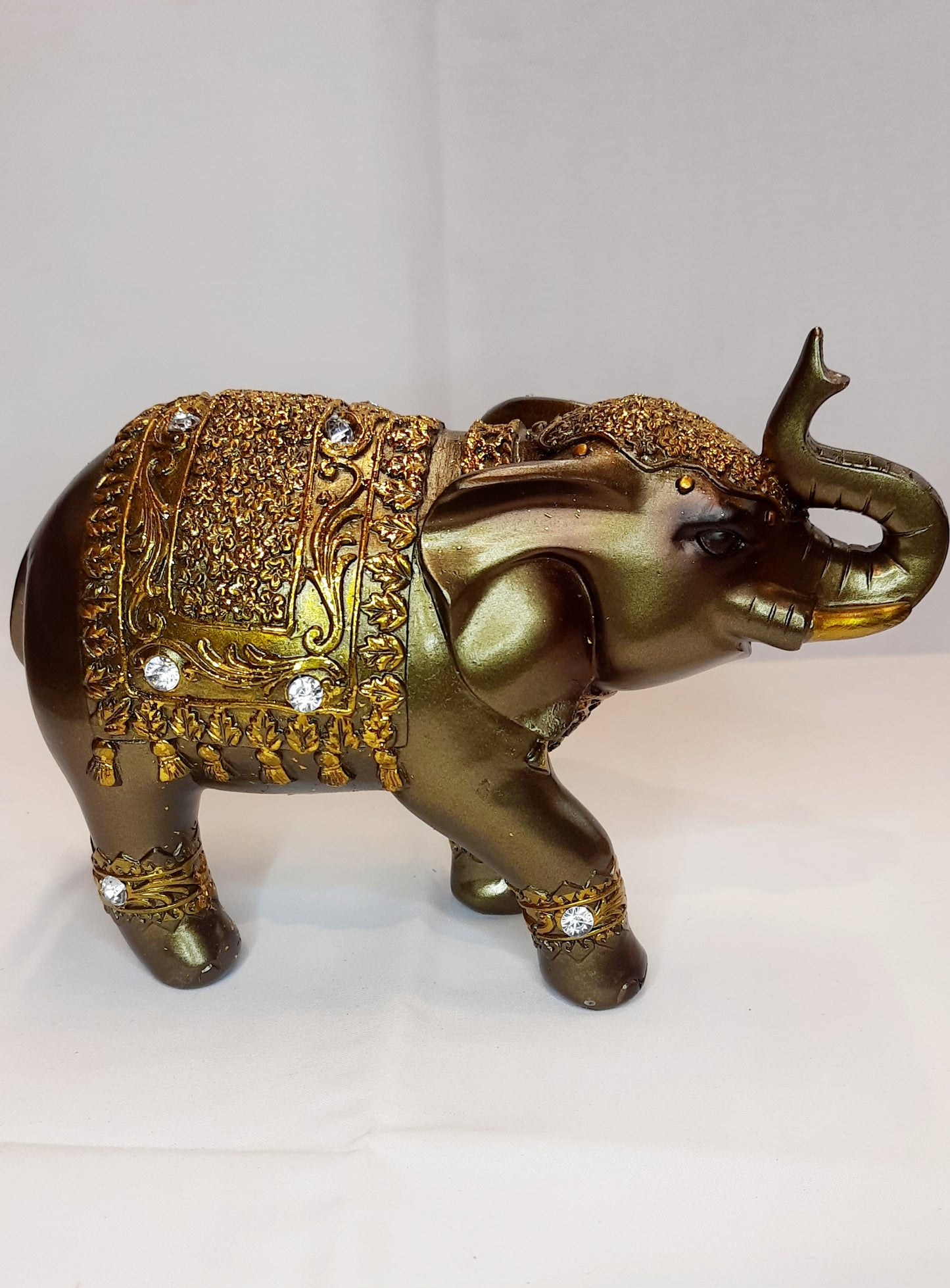 Decorative Elephant Statue 8 inch x 10 inch x 4 inch