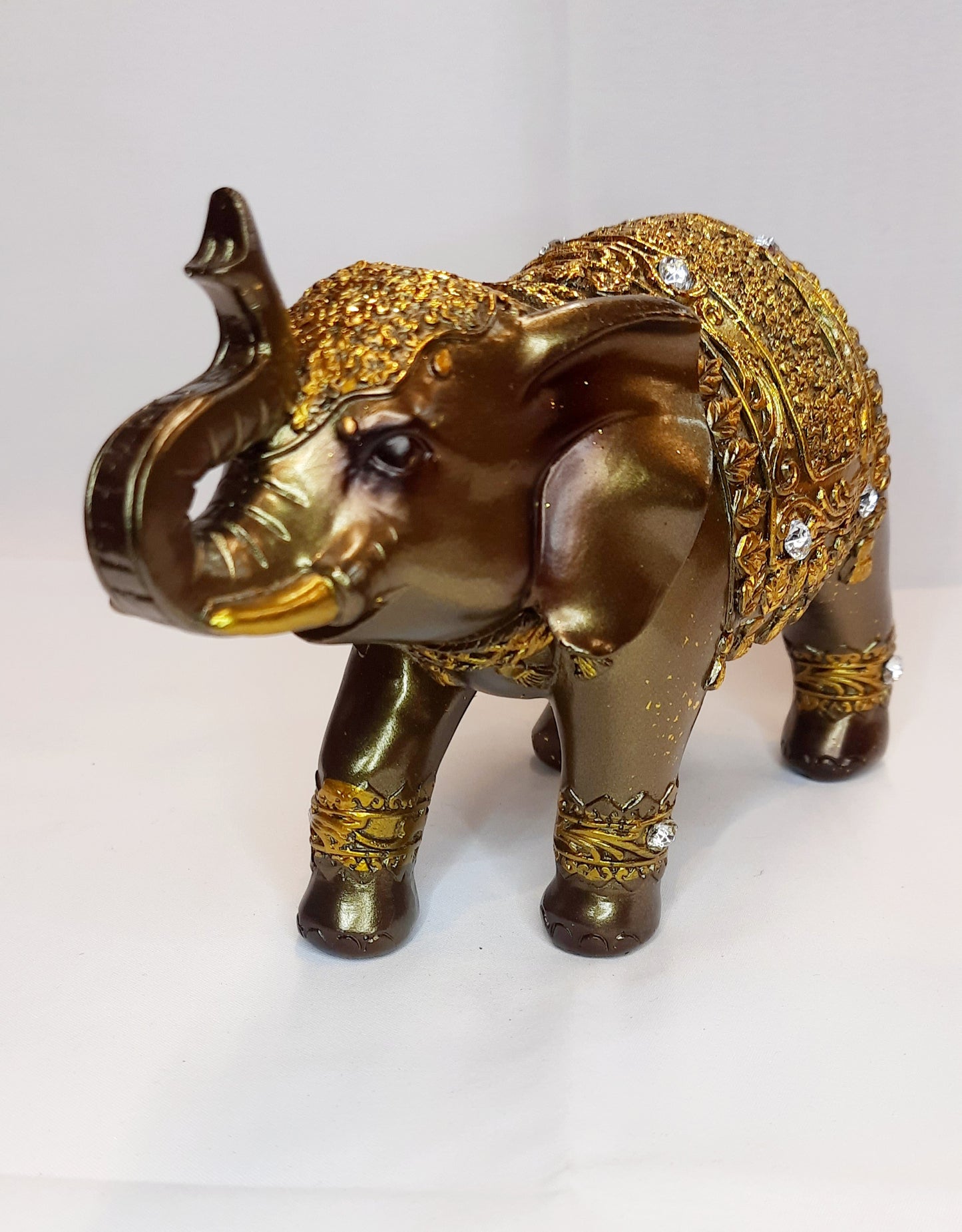 Decorative Elephant Statue 8 inch x 10 inch x 4 inch