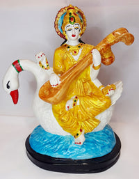 Goddess Saraswati Statue 12 inches  x 9 inches x 5 inches