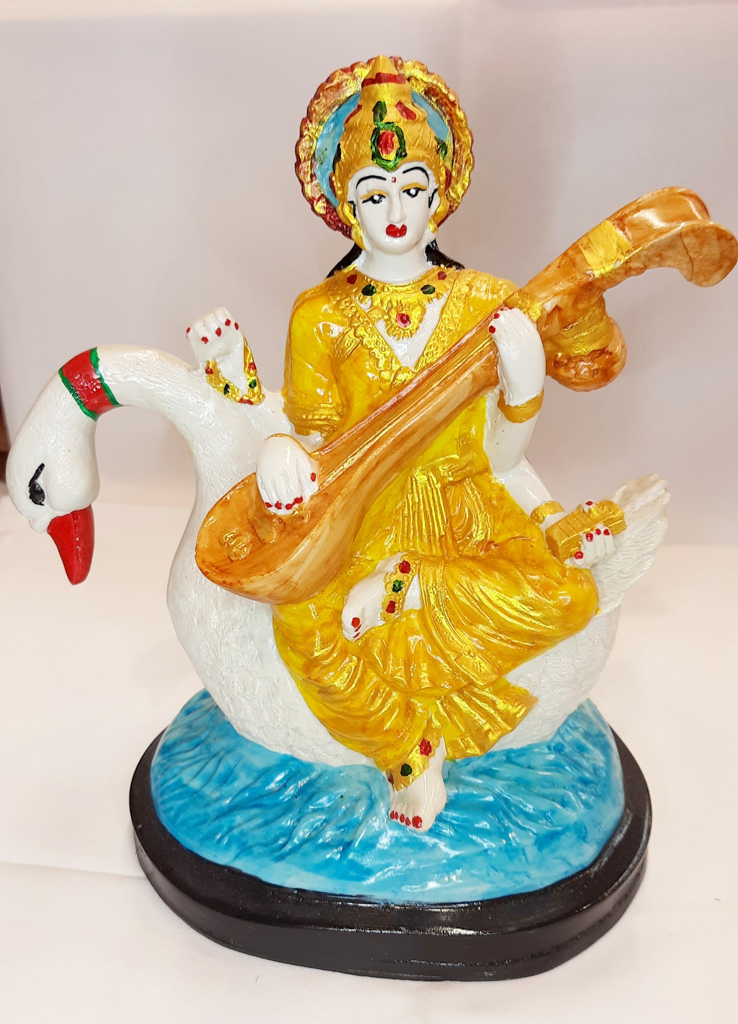 Goddess Saraswati Statue 12 inches  x 9 inches x 5 inches