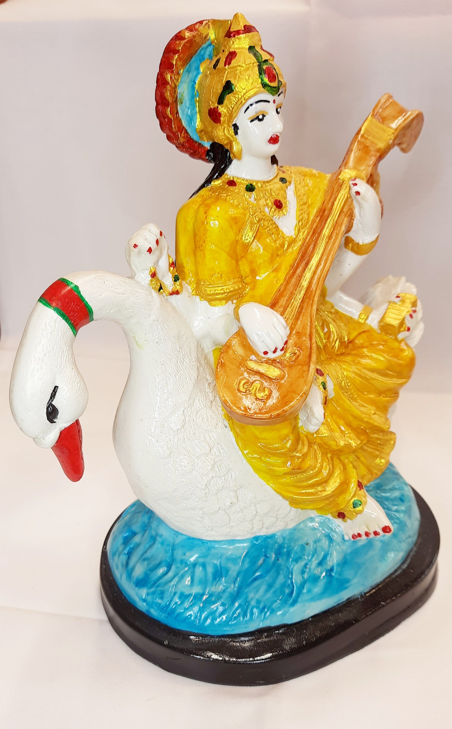 Goddess Saraswati Statue 12 inches  x 9 inches x 5 inches