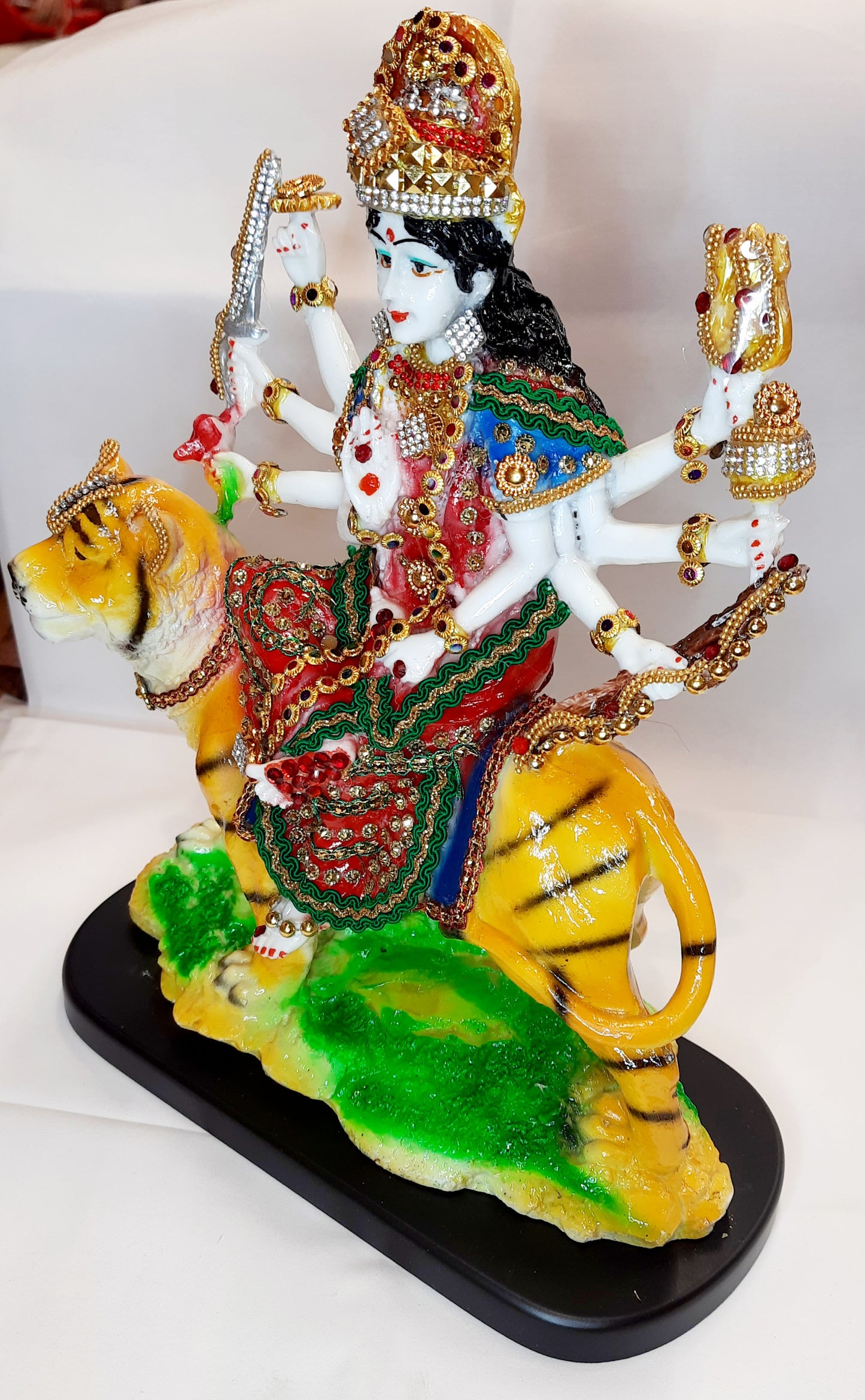 Durga Maa Riding on Tiger Statue