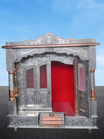 Oxdised temple wooden 12*15